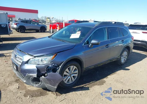 2017 Subaru Outback 2.5I Premium z USA, uszkodzony, nr VIN 4S4BSAHC6H3421721